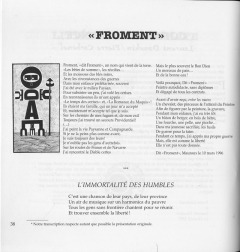 Froment : textes de Froment