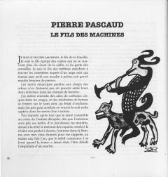 "Le fils des machines", texte et dessin : Pierre Pascaud